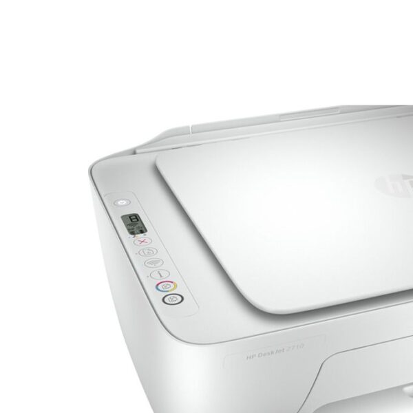 Hp Imprimante Couleur 3-En-1 DeskJet 2720 - Wifi - Impression - Photocopie - Scanner - Blanc – Image 4